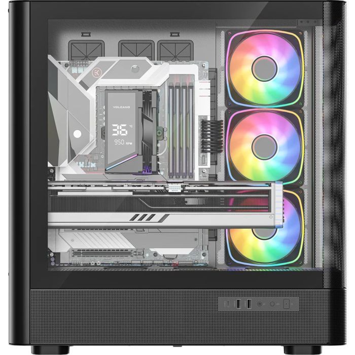 Корпус для ПК Modecom VOLCANO AQ500 ARGB (MC-A-AQ500-4FA-B) изображение 10