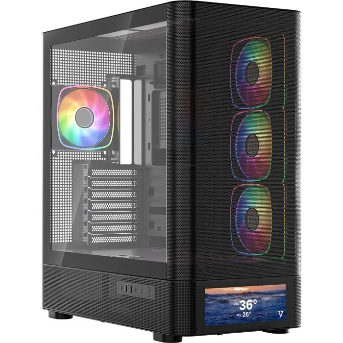 Корпус для ПК Modecom VOLCANO AQ500 ARGB (MC-A-AQ500-4FA-B)