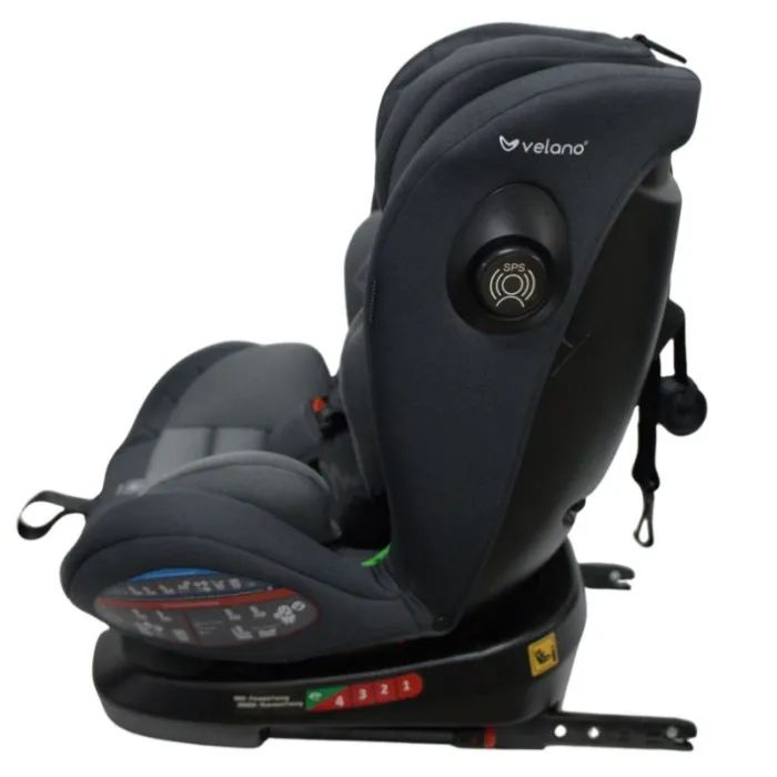 Автокресло Velano Aura 360° i-Size 40150 см, ISOFIX, black (48415) изображение 4