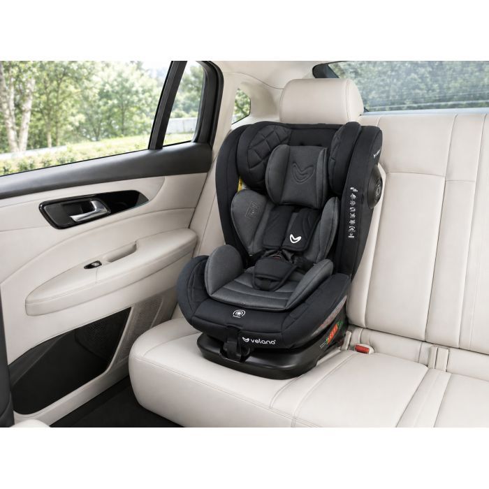 Автокресло Velano Aura 360° i-Size 40150 см, ISOFIX, black (48415) изображение 5