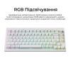 Клавіатура Keychron V1 Ultra Keychron Red Switch RGB UA White (V1U-F1-UA) зображення 13