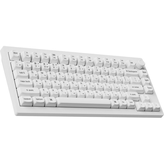 Клавіатура Keychron V1 Ultra Keychron Red Switch RGB UA Black (V1U-D1-UA) зображення 3