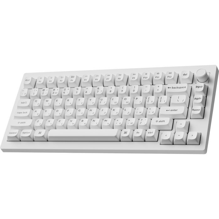 Клавіатура Keychron V1 Ultra Keychron Red Switch RGB UA Black (V1U-D1-UA) зображення 4
