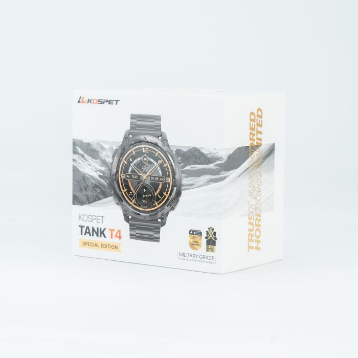 Смарт-годинник KOSPET TANK T4SE GOLD (6978602500621) зображення 9