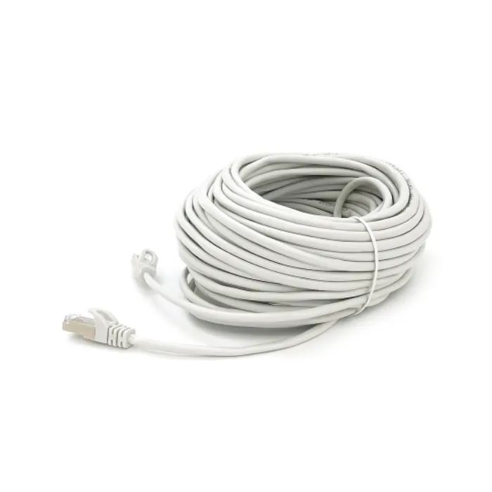 Патч-корд 20м FTP cat.5e, CU, RJ45, grey Merlion (PCM-CU-5E/20G) изображение 2