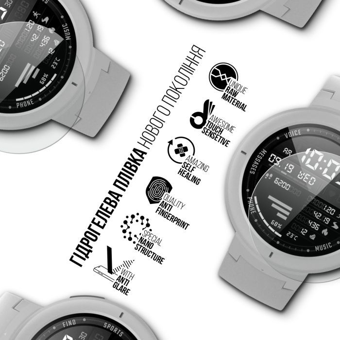 Плівка захисна Armorstandart Matte hydrogel Amazfit Watch Verge 6 pcs (ARM91988) зображення 2