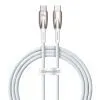 Дата кабель USB-C to USB-C 1.0m 100W white Baseus (CADH000702)