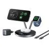 Зарядное устройство Anker Wireless 3-in-1 MagGo 25W AirCool Dock Stand black (B25X7G11) изображение 2