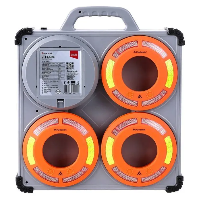 Фонарь Mactronic Комплект O-Flare (40 Lm) Amber Magnetic Recharg 12/220V (PSD0113) (DAS303745) изображение 3
