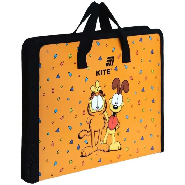 Папка - портфель Kite на молнии A4 Garfield , 1 отделение (GF26-202) изображение 2