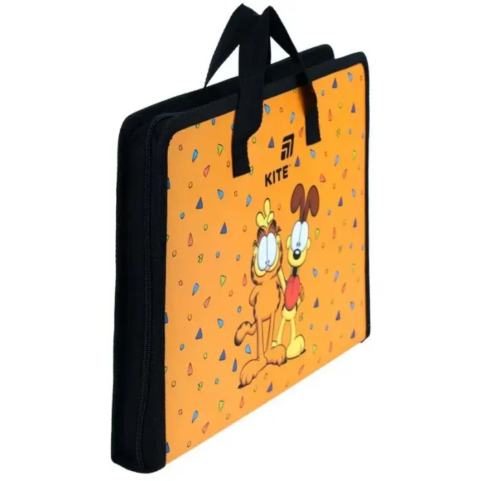 Папка - портфель Kite на молнии A4 Garfield , 1 отделение (GF26-202) изображение 3