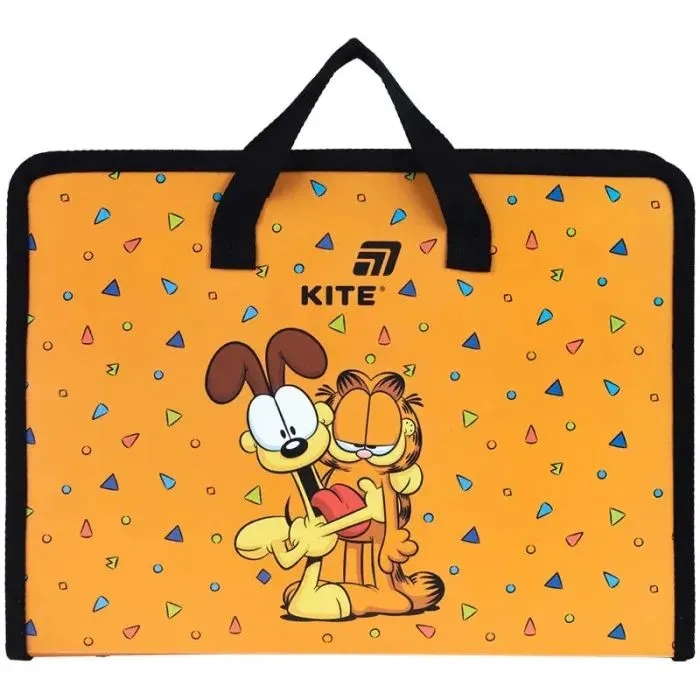 Папка - портфель Kite на молнии A4 Garfield , 1 отделение (GF26-202) изображение 4