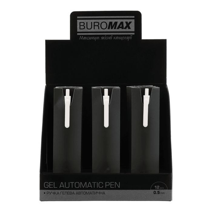 Ручка гелева Buromax автоматична MIST, 0,5 мм, сині чорнила, лаванда (BM.83103-39) зображення 5