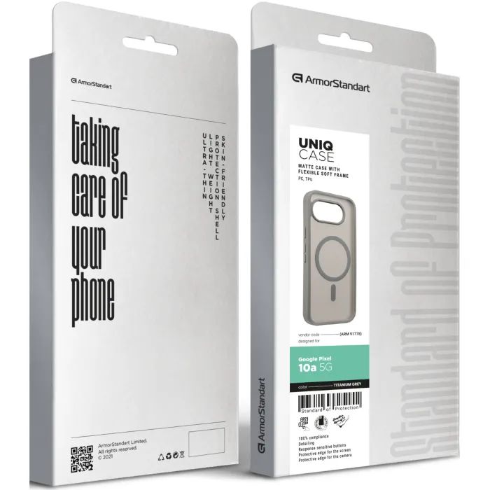 Чехол для мобильного телефона Armorstandart Uniq MagCase Google Pixel 10a 5G Black (ARM91776) изображение 3