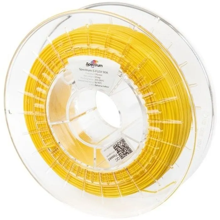 Пластик для 3D-принтера Spectrum S-Flex 90A 1.75mm 0.5kg YELLOW, BAHAMA, RAL1018 (80256)