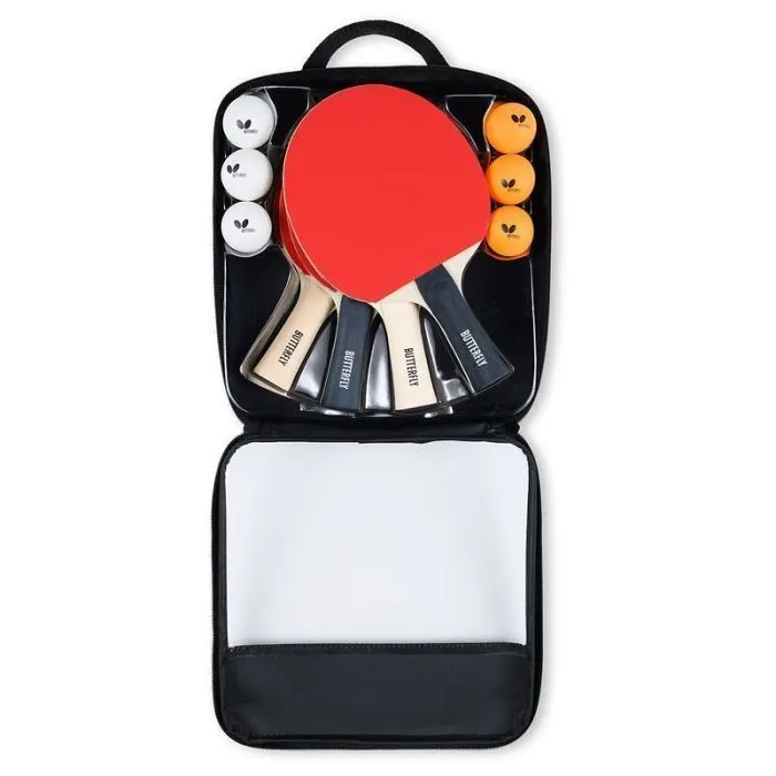 Комплект для настольного тенниса Butterfly Racket Set Easy 4 Bats 6 Balls (6257643202) (932198) изображение 2