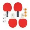 Комплект для настольного тенниса Butterfly Racket Set Easy 4 Bats 6 Balls (6257643202) (932198)