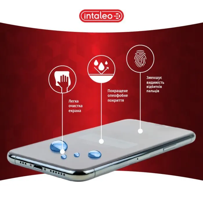 Скло захисне Intaleo Full Glue Realme 9i Black (1283126531187) зображення 6