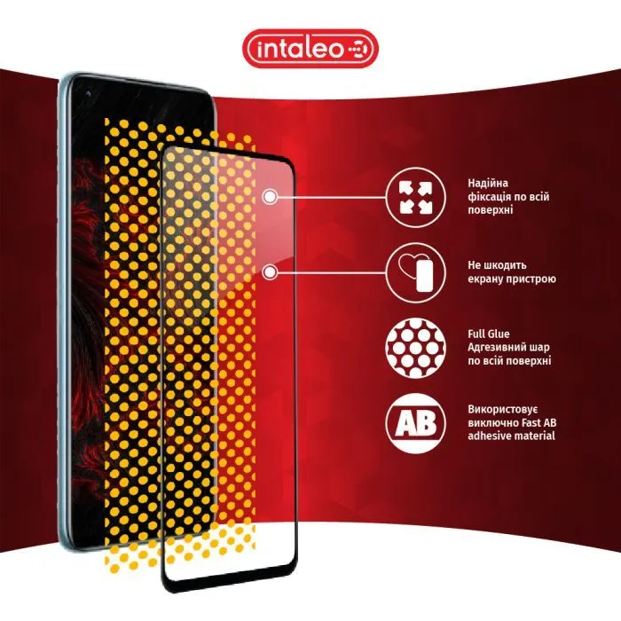 Скло захисне Intaleo Full Glue Realme 9i Black (1283126531187) зображення 7