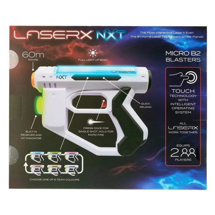 Игрушечное оружие Laser X набор для лазерных боев – NXT Micro для двух игроков (87538) изображение 3