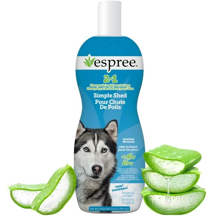 Шампунь для тварин Espree Simple Shed Dog 2in1 591 мл (0748406003989) зображення 8