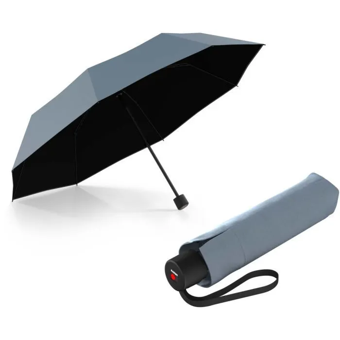 Зонт Knirps A.050 Medium Manual Fog Black HeatShield, механічна, складана (Kn95-7051-88082)