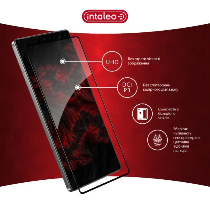 Скло захисне Intaleo Full Glue ESD Infinix Note 50 Black (1283126627835) зображення 4
