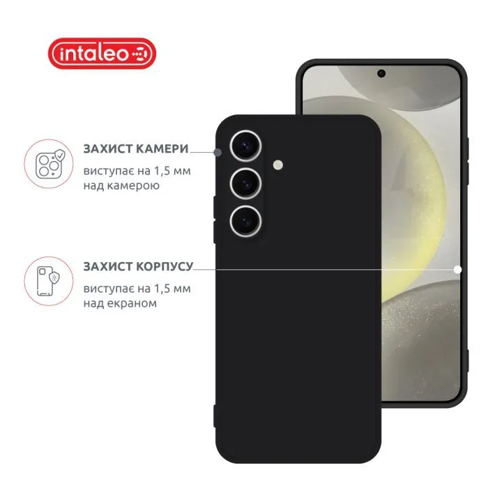 Чохол до мобільного телефона Intaleo SoftShell Samsung Galaxy S24 Black (1283126590450) зображення 3