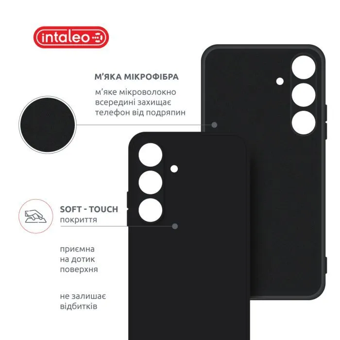 Чохол до мобільного телефона Intaleo SoftShell Samsung Galaxy S24 Black (1283126590450) зображення 5
