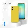 Чохол до мобільного телефона ACCLAB Silicone Samsung Galaxy A06 Yellow (1283126601620) зображення 4