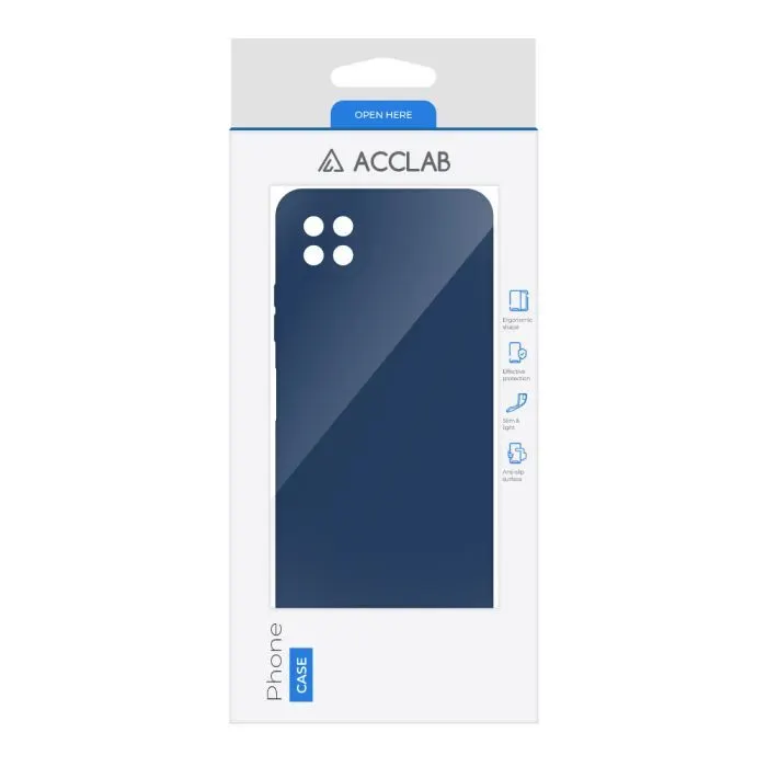 Чохол до мобільного телефона ACCLAB SoftShell Samsung Galaxy A22 5G Blue (1283126557262) зображення 2