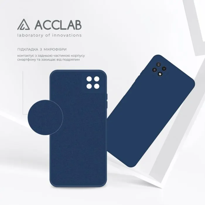 Чохол до мобільного телефона ACCLAB SoftShell Samsung Galaxy A22 5G Blue (1283126557262) зображення 5