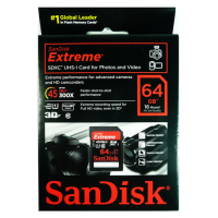 Карта памяти SanDisk 64Gb SDXC eXtreme Class 10 (SDSDX-064G-X46) изображение 2