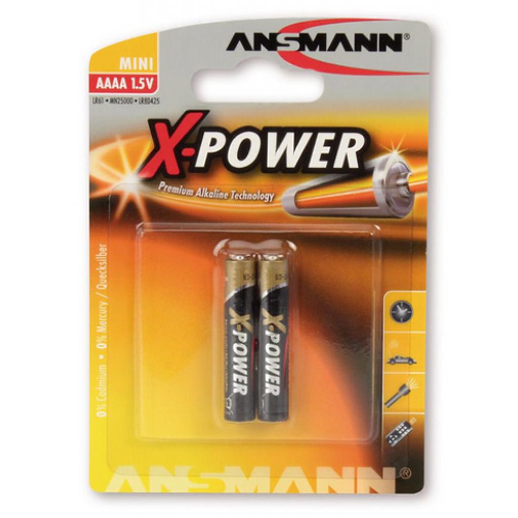 Батарейка Ansmann AAAA LR8 Alkaline XPOWER * 2 (1510-0005)