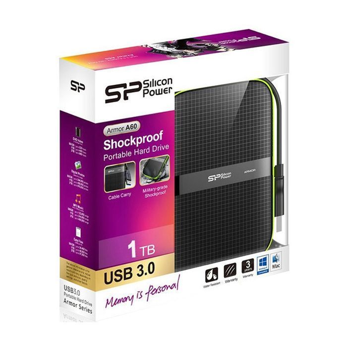 Внешний жесткий диск 2.5" 4TB Silicon Power (SP040TBPHDA60S3K) изображение 8