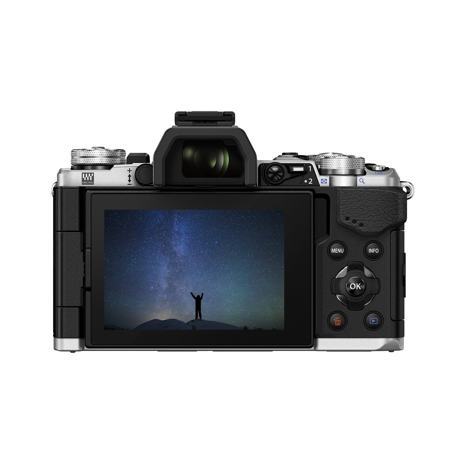 Цифровой фотоаппарат Olympus E-M5 mark II 12-50 Kit silver/black (V207042SE000) изображение 3