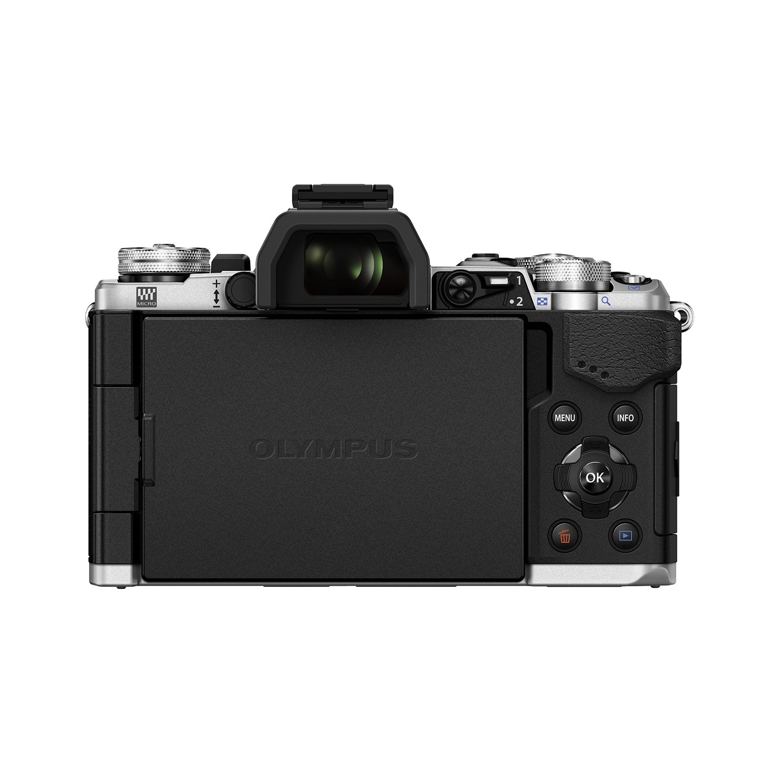 Цифровий фотоапарат Olympus E-M5 mark II 12-50 Kit silver/black (V207042SE000) зображення 4