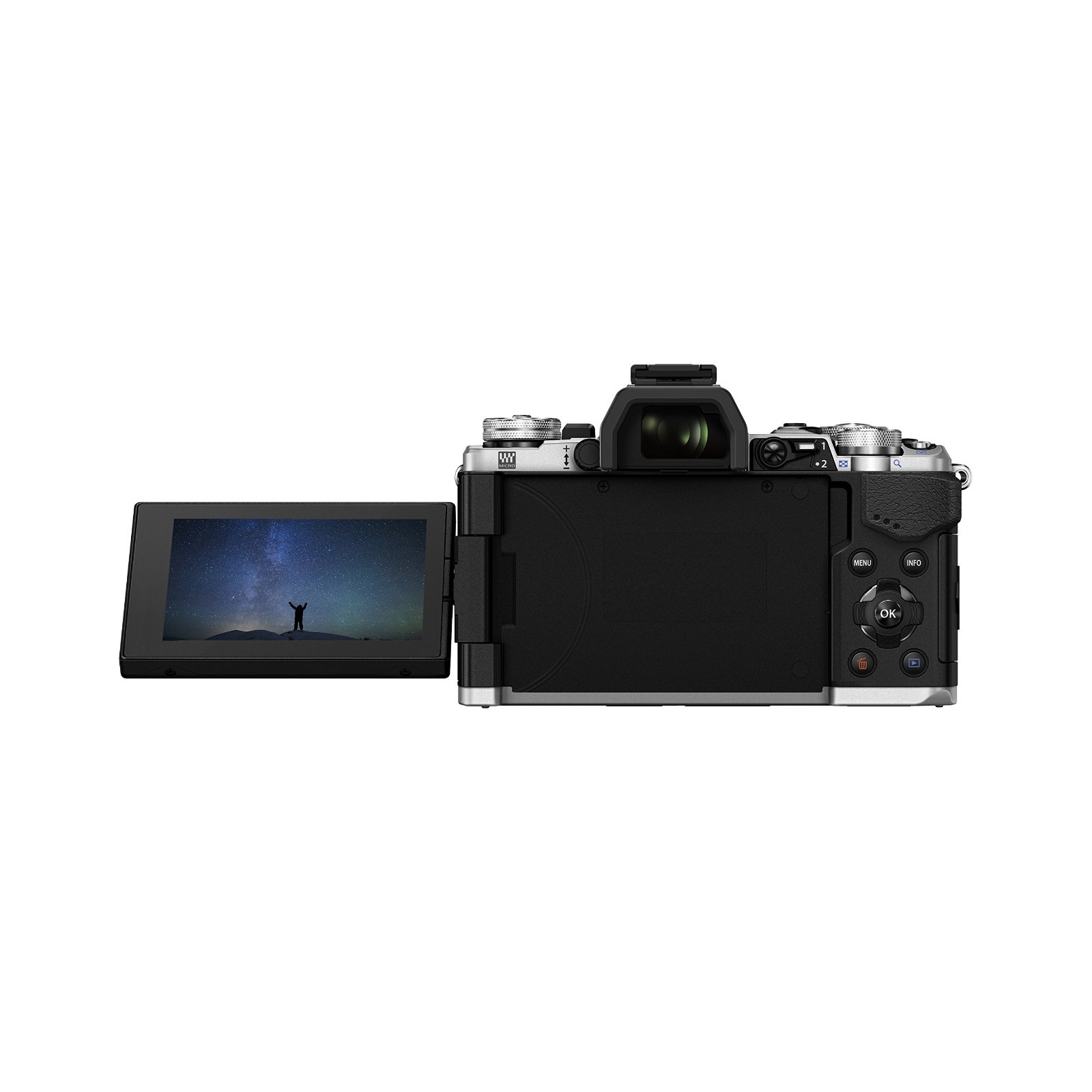 Цифровий фотоапарат Olympus E-M5 mark II 12-50 Kit silver/black (V207042SE000) зображення 8