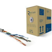 Photos - Ethernet Cable RITAR Кабель мережевий  UTP 305м КВП [СCA] (07455) 07455 (4*2*0,49)