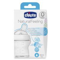 Бутылочка для кормления Chicco Step Up New 150 мл с силиконовой соской 0 мес+ (80711.00.04)