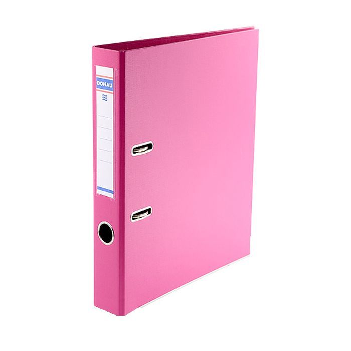 Папка - реєстратор Donau А4, 2 rings, ширина50, PREMIUM pink (3955001PL-30)