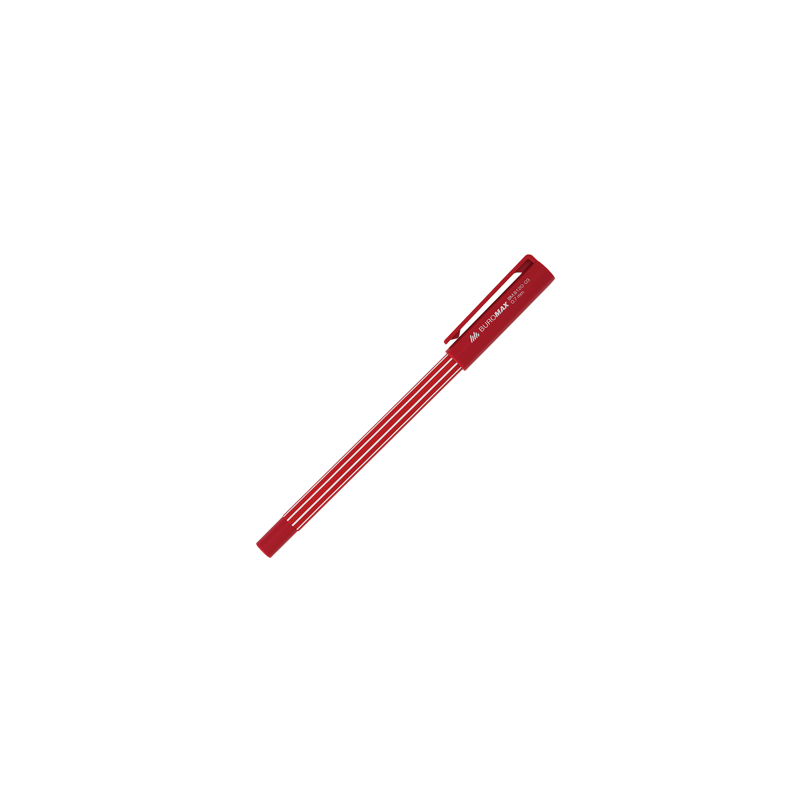 Ручка шариковая Buromax non-retractable, red (BM.8120-03)