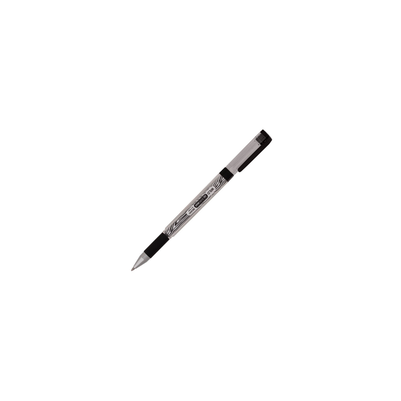 Ручка гелева Buromax WILD, 0.7мм, black (BM.8345-02)