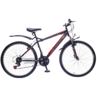 Велосипед Discovery 29" TREK AM 14G DD St черно-серо-красный 2016 (OPS-DIS-29-012)