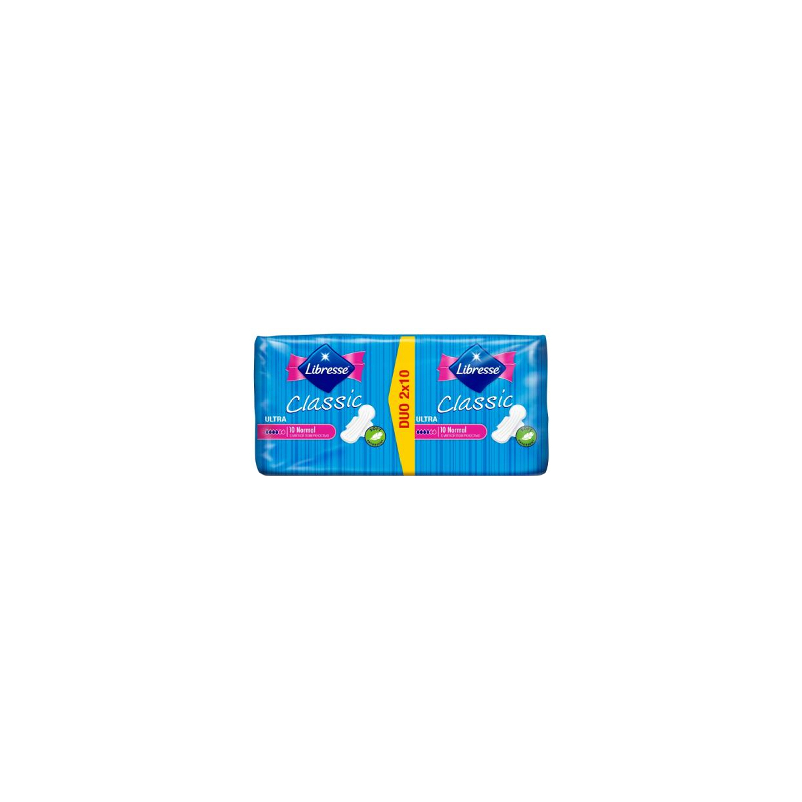 Гигиенические прокладки Libresse Classic Ultra Clip Normal Duo Soft 20 шт (7322540063585)