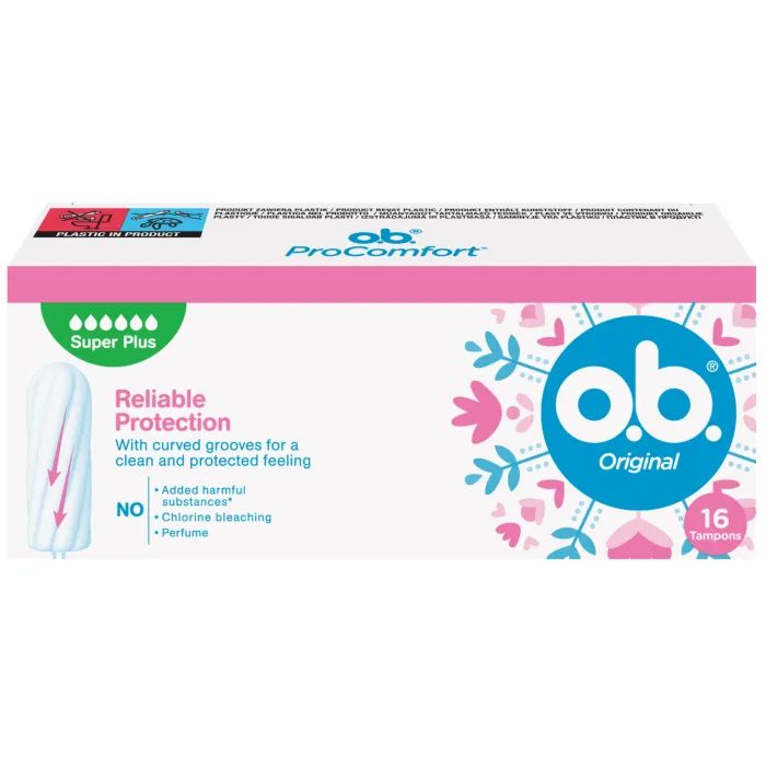 Тампоны o.b. Original Super Plus 16 шт. (3574660089356/3574661350196)