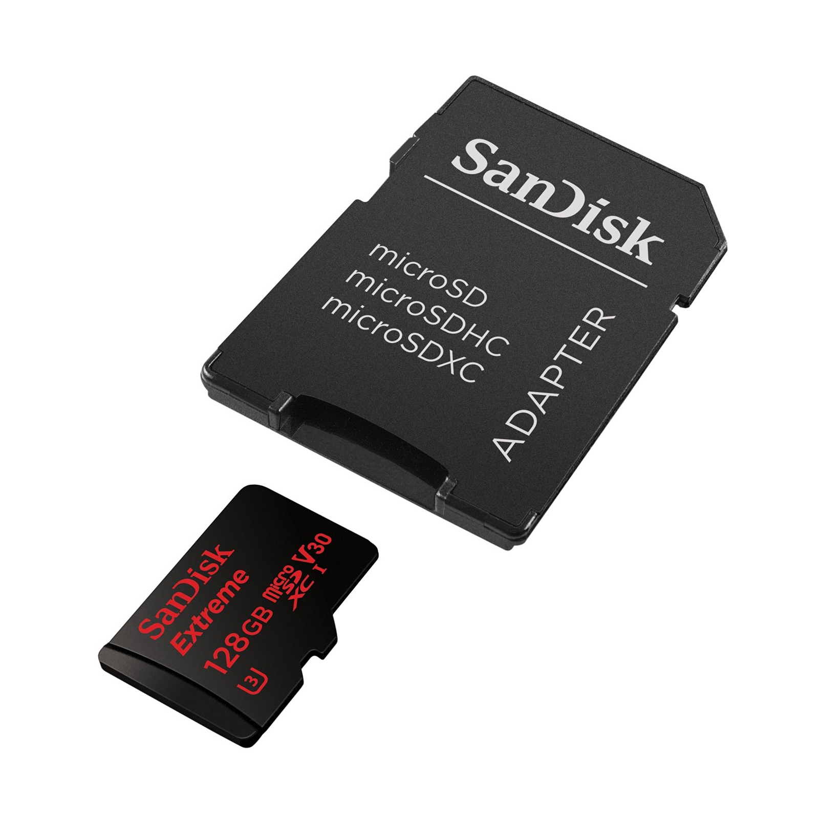 Карта пам'яті SanDisk 128GB microSDXC class 10 UHS-I 4K Extreme Action (SDSQXVF-128G-GN6MA) зображення 2