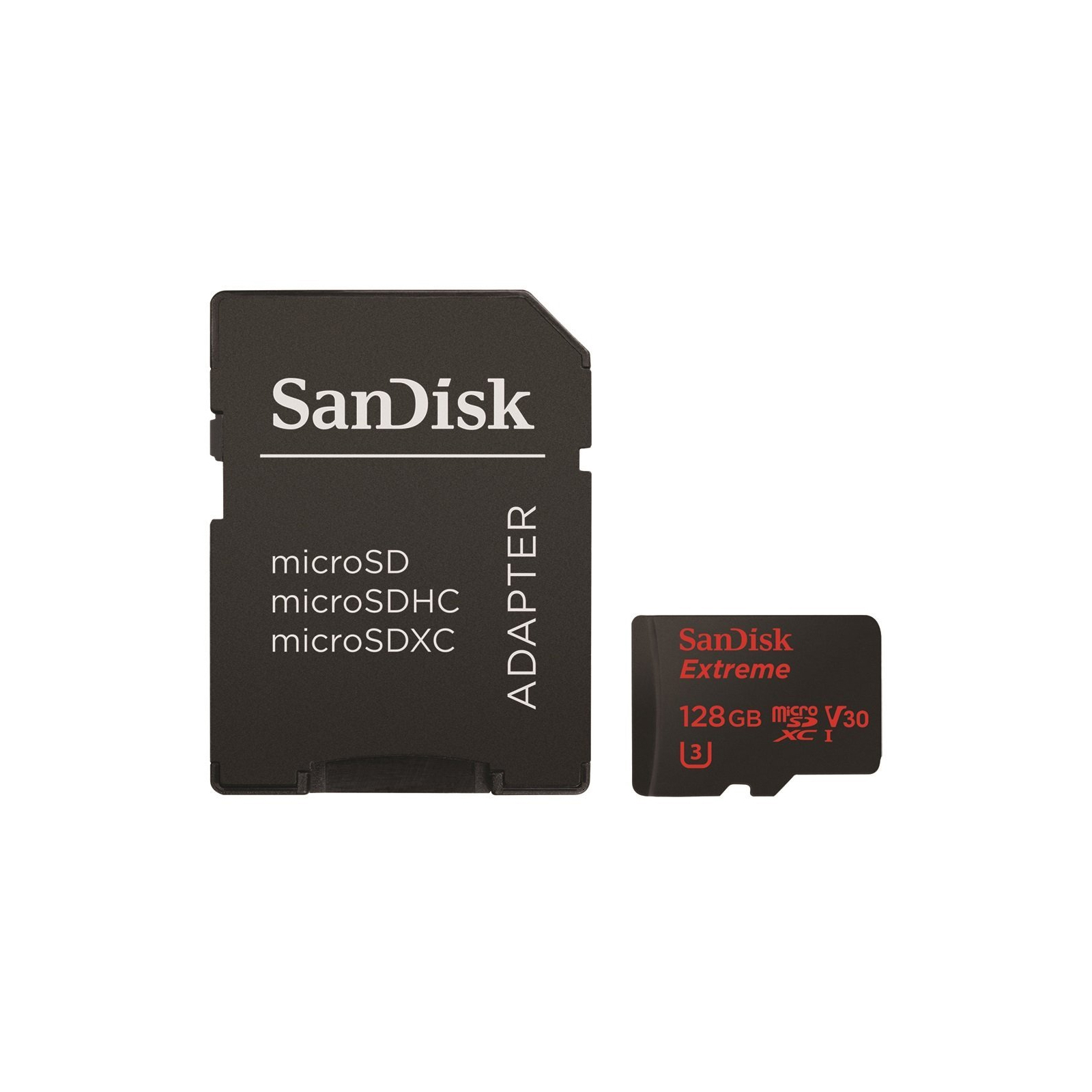 Карта памяти SanDisk 128GB microSDXC class 10 UHS-I 4K Extreme Action (SDSQXVF-128G-GN6MA)