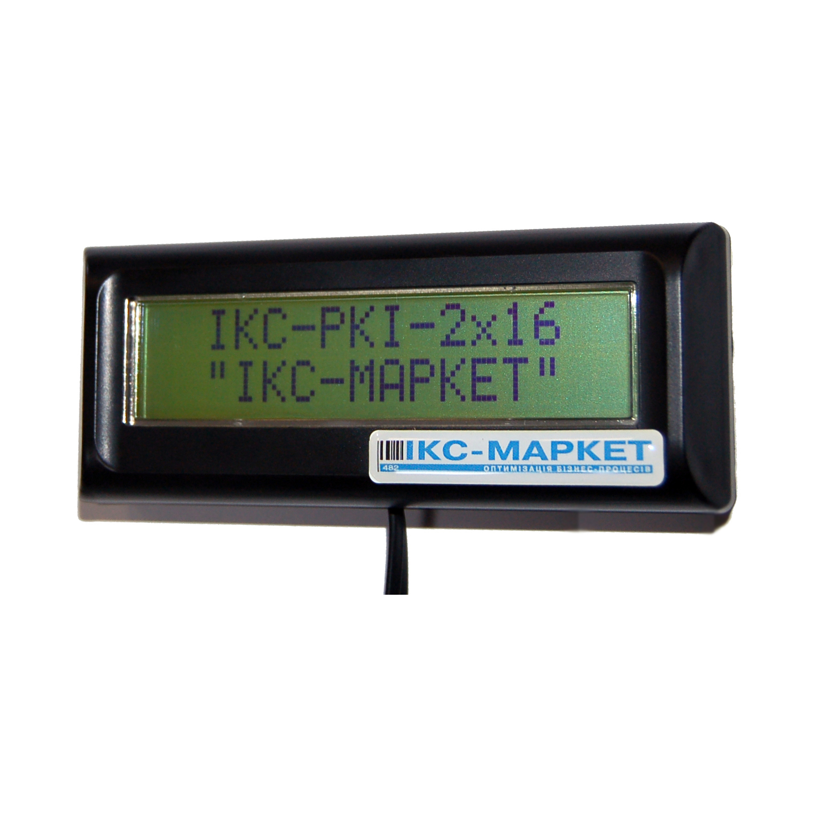 Индикатор покупателя ICS-Tech IKC-РКІ-2х16-DB(black)