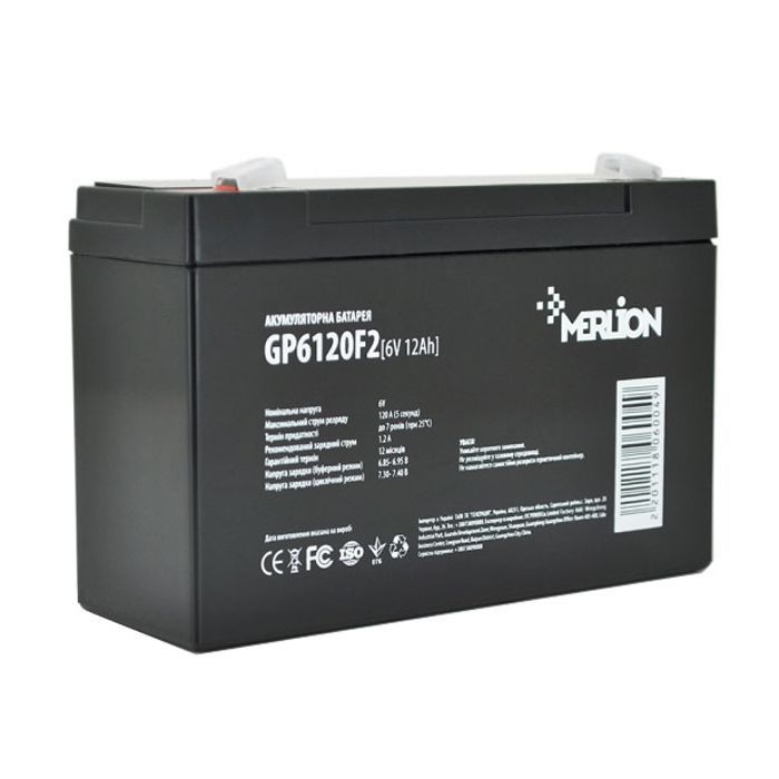 Батарея к ИБП Merlion 6V-12Ah (GP612F2)
